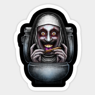 Horror toilet Monster #16 Sticker